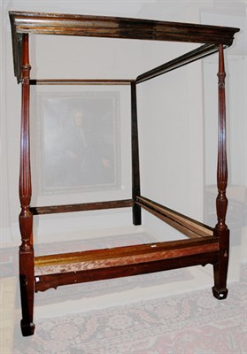 Lot 607 - George III Mahogany Tester Bed 18th Century...