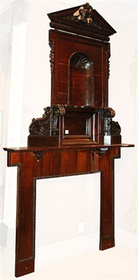 Lot 3295 - Georgian Style Mahogany Fireplace Surround and...