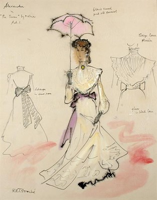 Lot 371 - Rene Bouche Alexandra the Swan Costume Sketch...