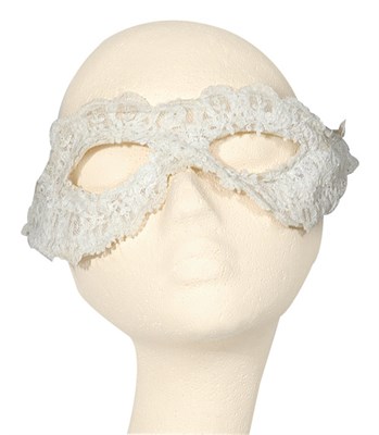 Lot 246 - White Lace Party Mask American, 1966 The...
