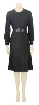 Lot 110 - Givenchy Slubbed Silk Twill Day Dress French,...