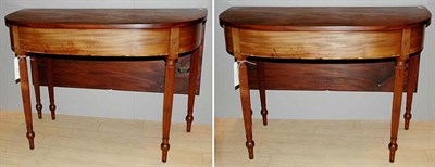 Lot 1190 - Regency Style Mahogany Drop Leaf Dining Table...