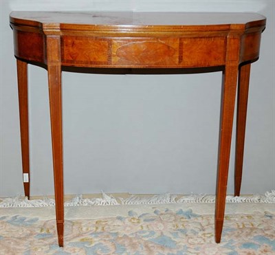 Lot 1182 - Federal Style Inlaid Mahogany Fold-Over Game...