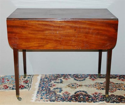 Lot 1131 - Georgian Style Mahogany Pembroke Table Height...
