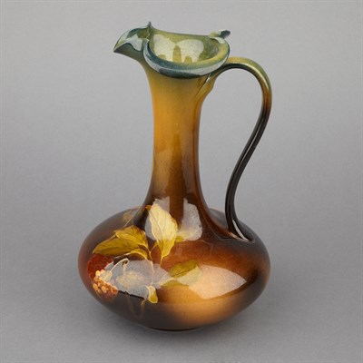 Lot 346 - Rookwood Pottery Ewer With a trefoil mouth and...
