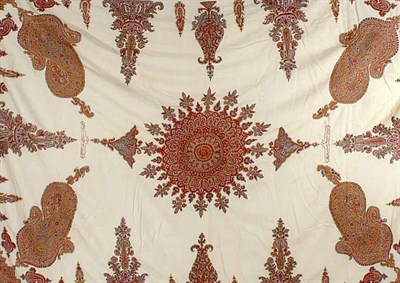 Lot 343 - Middle Eastern Kerman Table Cover Late 19th...