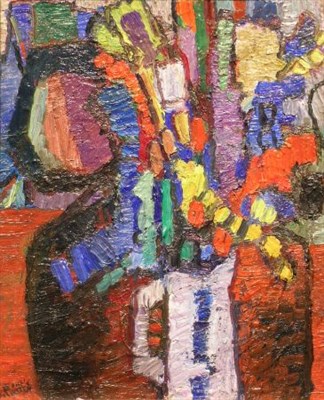 Lot 1146 - Isaac Pailes French, 1895-1978 FLORAL STILL...