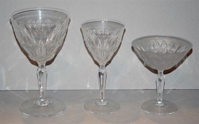 Lot 1117 - Miscellaneous Group of Cut Glass Stemware...