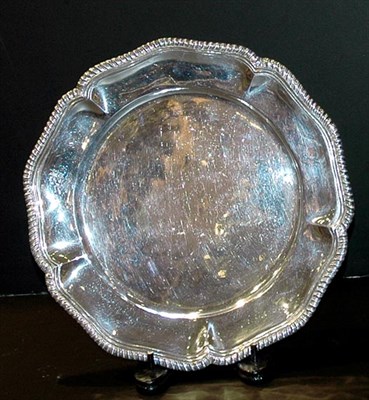 Lot 1253 - Set of Ten Silver Plated Service Plates In the...