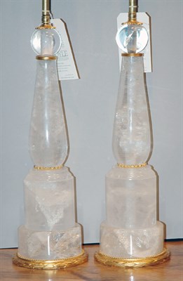 Lot 583 - Pair of Neoclassical Style Gilt-Metal Mounted...