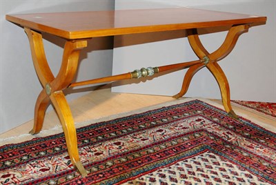 Lot 1133 - Neoclassical Style Fruitwood Coffee Table...