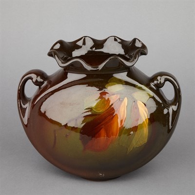 Lot 351 - American Art Pottery Two-Handled Vase Late...