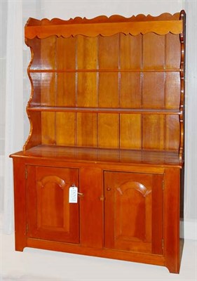Lot 1193 - Pair of American Pine Cupboards Height 6 feet...