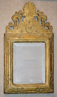 Lot 1200 - Rococo Style Painted Mirror Height 28 inches,...