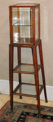 Lot 1229 - Georgian Style Parcel Gilt Mahogany Vitrine On...