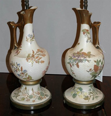 Lot 1223 - Pair of Royal Worcester Style Porcelain...