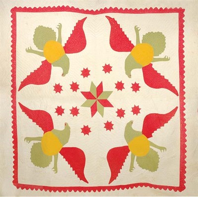 Lot 345 - Eagle Competition Cotton Quilt Pennsylvania,...