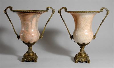 Lot 2523 - Pair of Louis XVI Style Gilt-Bronze Mounted...