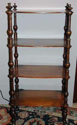 Lot 1233 - Victorian Style Mahogany Four-Tier Etagere...