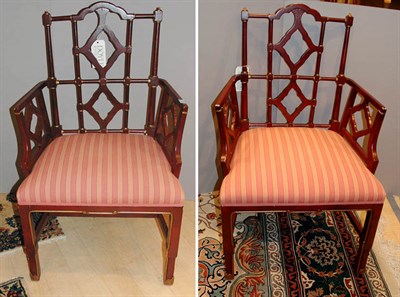 Lot 1242 - Pair of Georgian Style Parcel Gilt and Painted...