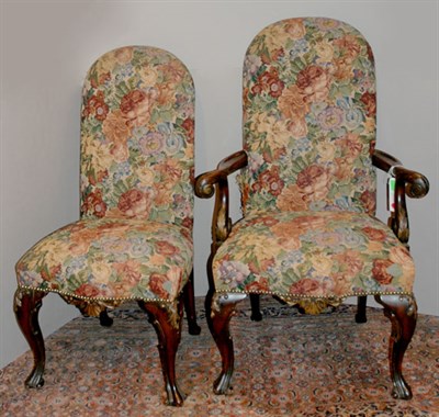 Lot 3447 - Set of Six Queen Anne Style Tapestry...