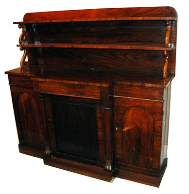 Lot 1227 - Victorian Style Rosewood Sideboard Height 56...