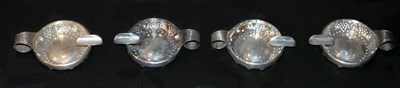 Lot 1261 - Group of Cartier Silver Ashtrays Total...