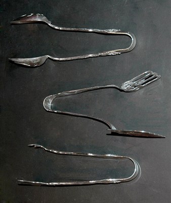 Lot 1268 - Miscellaneous Group of Sterling Silver Tongs...