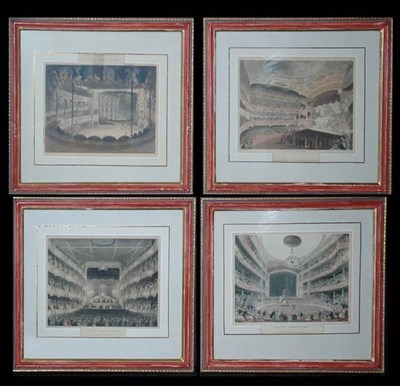 Lot 3118 - Rowlandson and Pugin [LONDON THEATRE VIEWS]...