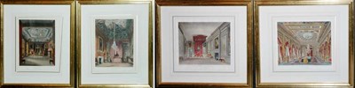 Lot 3113 - After C. Wild [ENGLISH PALACE VIEWS] Three...
