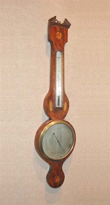 Lot 4383 - Late Georgian Inlaid Mahogany Barometer Height...