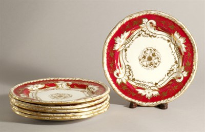 Lot 436 - Set of Eighteen Davenport Porcelain Dinner...
