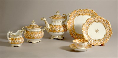 Lot 444 - Coalport Porcelain Tea Service 19th Century...