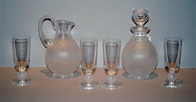 Lot 2191 - Lalique Frosted and Molded Colorless Glass...