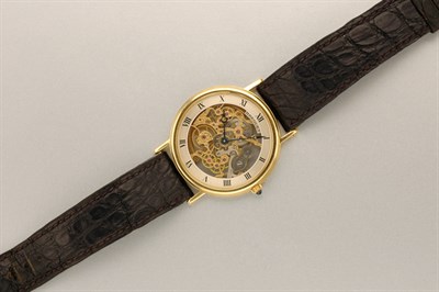 Lot 1347 - Gold Skeletonized Wristwatch