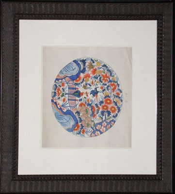 Lot 4094 - Artist Unknown [PORCELAIN PLATE DESIGNS] Two...