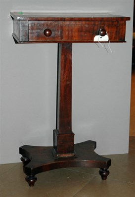 Lot 4350 - American Empire Mahogany Single Drawer Bedside...