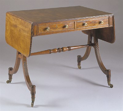 Lot 604A - Late George III Mahogany Sofa Table Late...