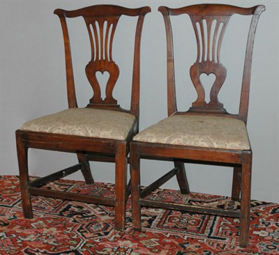 Lot 2283 - Pair of George III Provincial Fruitwood Side...