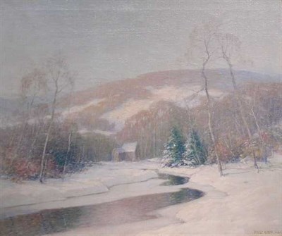 Lot 1268 - Ernest Albert 1857-1946 WINTER IN THE VALLEY...
