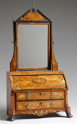 Lot 2379 - Continental Neoclassical Style Inlaid Walnut...