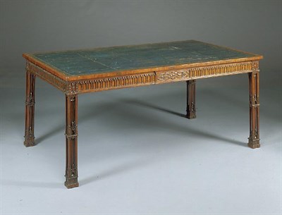 Lot 670 - George III Style Gothic Revival Mahogany...