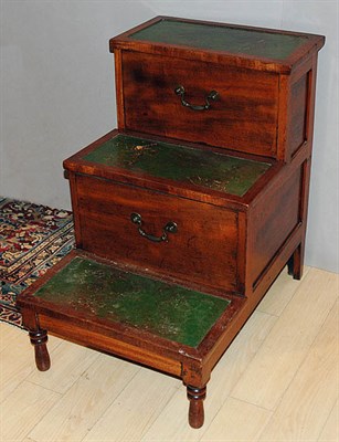 Lot 626 - Victorian Mahogany Bedsteps Second quarter of...