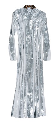 Lot 157A - Issey Miyake Foiled Pleated Shirt Dress Japan,...