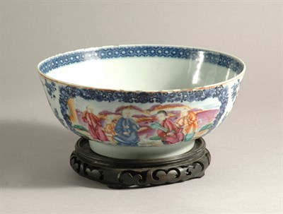Lot 413 - Chinese Export Porcelain Center Bowl Late...