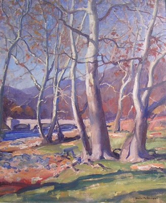 Lot 1273 - Emile Albert Gruppe 1896-1978 FALL SYCAMORES...