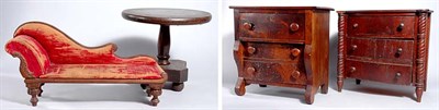 Lot 2212 - Group of Miniature Furniture 19th Century...