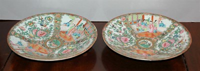 Lot 2193A - Pair of Canton Rose Medallion Porcelain...