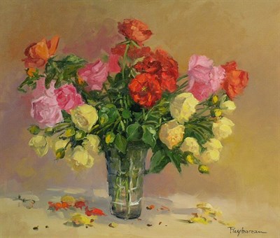 Lot 3066 - Annie Puybareau French, b.1955 LES ROSES...