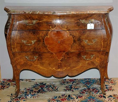 Lot 2350 - Louis XV Style Gilt-Metal Mounted Marquetry...